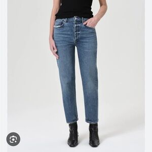 Agolde Riley High Rise Stretch Crop 26